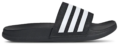 adidas Boys Adilette Comfort Slides - Boys' Preschool Shoes White/Black/Black