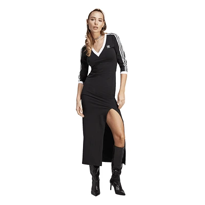 adidas Originals Maxi Dress V-Neck - Women's