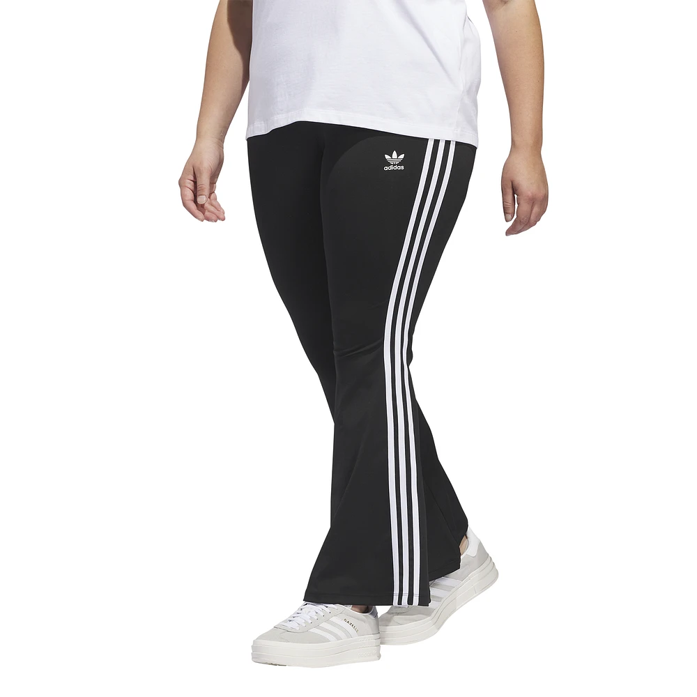 adidas Originals 3-Stripes Flared Leggings (Plus Size) - Women's