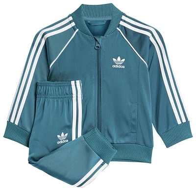 adidas Originals Boys Superstar Track Suit - Boys' Toddler Teal/White