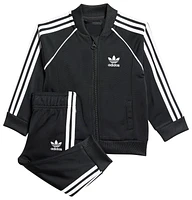 adidas Originals Boys Superstar Track Suit - Boys' Toddler Black/White