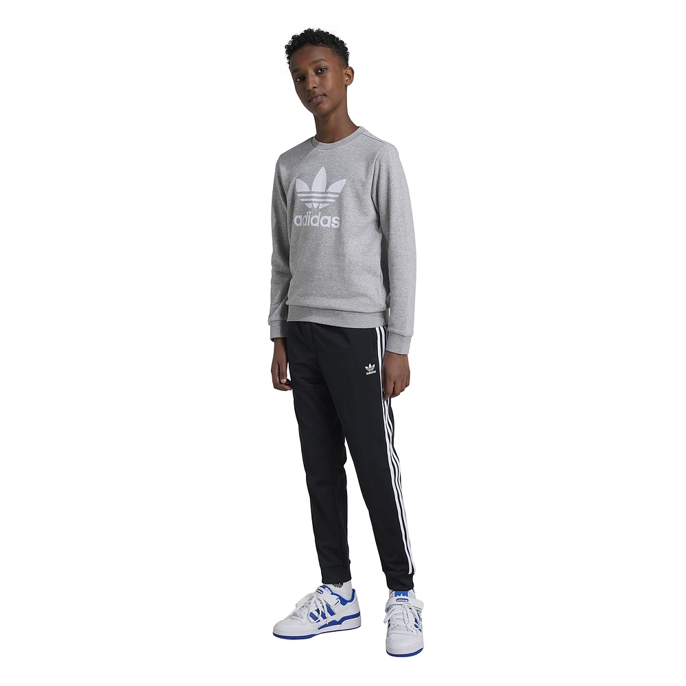 adidas Originals Boys Superstar Track Pants - Boys' Grade School Black/White