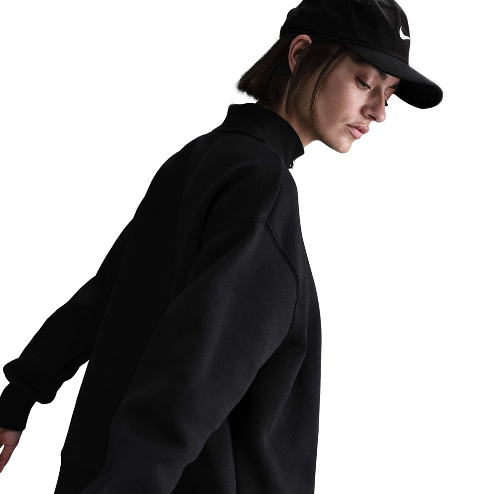 Nike NSW Phoenix Fleece Oversized Long Quarter-Zip - Women's