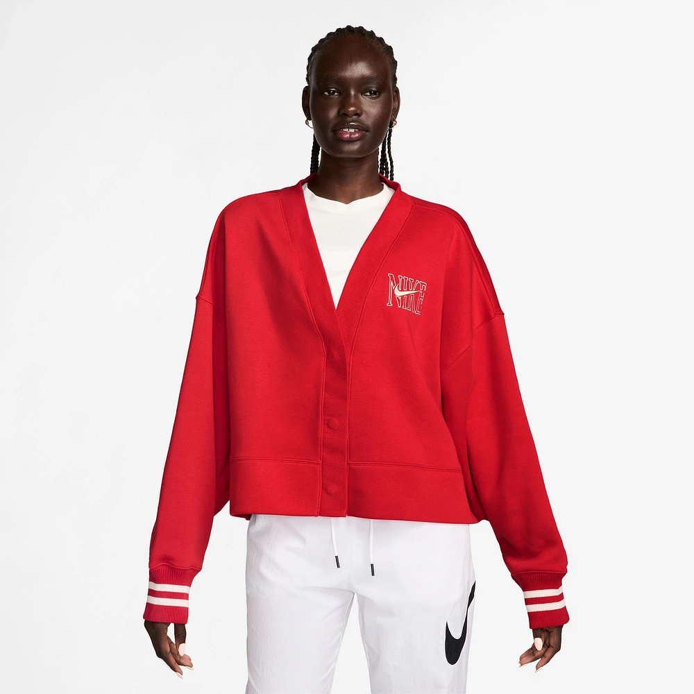 Nike NSW Phoenix Fleece OOS Graphic Cardigan - Women's