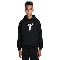 Nike Boys Kobe TF Fundamental Pullover Hoodie PD - Boys' Grade School Black/White