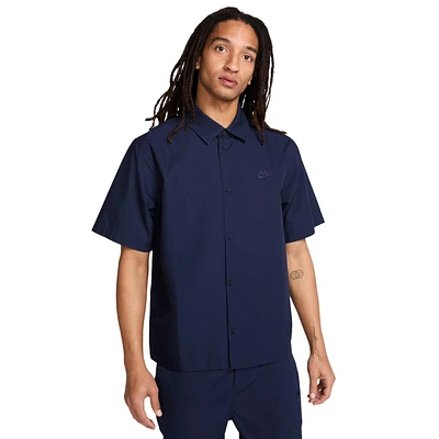 Nike Club Short Sleeve Button T-Shirt - Men's