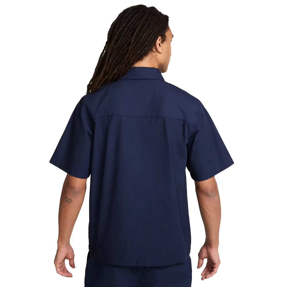 Nike Club Short Sleeve Button T-Shirt - Men's
