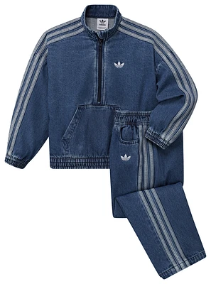adidas Denim Set - Girls' Preschool