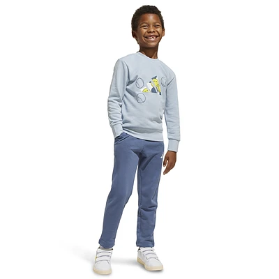 adidas Boys adidas x Smiley World Sportswear Sweater and Jogger Set - Boys' Preschool Wonder Blue/White Size 5T