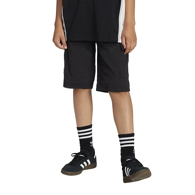 adidas Originals Boys adidas Originals Trefoil Essentials Cargo Shorts - Boys' Grade School Black Size S