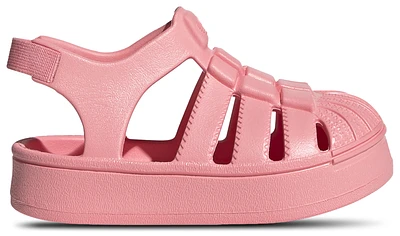 adidas Originals Girls adidas Originals Superstar Sandal - Girls' Toddler Shoes Semi Pink Spark/Semi Pink Spark/Semi Pink Spark Size 09.0