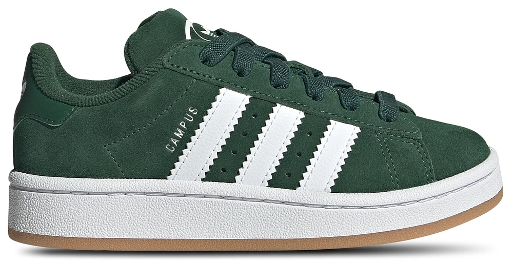adidas Originals Boys Campus 00s CF EL - Boys' Preschool Shoes Dark Green/White/Gum