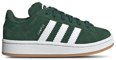 adidas Originals Boys Campus 00s CF EL - Boys' Preschool Shoes Dark Green/White/Gum