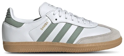 adidas Originals Boys Samba - Boys' Grade School Shoes White/Sage Green