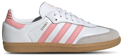 adidas Originals Girls Samba - Girls' Grade School Shoes Pink/White/Brown