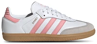 adidas Originals Girls Samba - Girls' Grade School Shoes Pink/White/Brown