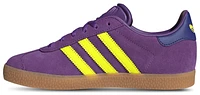 adidas Originals Girls Gazelle J - Girls' Grade School Basketball Shoes Active Purple/Solar Yellow/Collegiate Purple