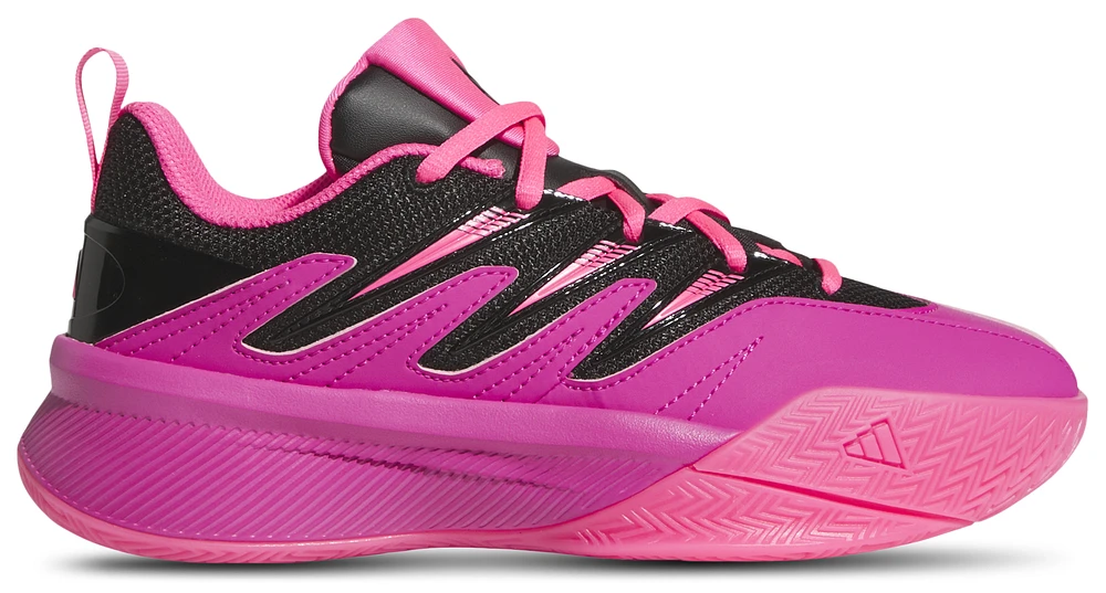adidas Boys Dame Certified 3 - Boys' Grade School Shoes Lucid Fuchsia/Black/Lucid Pink