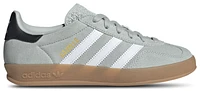 adidas Originals Boys adidas Originals Gazelle Indoor - Boys' Grade School Running Shoes White/Wonder Silver Size 07.0