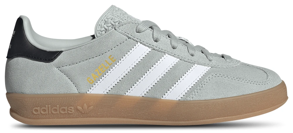 adidas Originals Boys adidas Originals Gazelle Indoor - Boys' Grade School Running Shoes White/Wonder Silver Size 07.0
