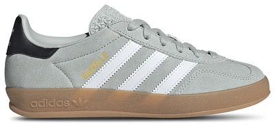 adidas Originals Boys adidas Originals Gazelle Indoor - Boys' Grade School Running Shoes White/Wonder Silver Size 07.0
