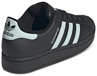 adidas Originals Boys adidas Originals Superstar II - Boys' Grade School Basketball Shoes Black/Ash Green Size 06.0