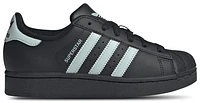 adidas Originals Boys adidas Originals Superstar II - Boys' Grade School Basketball Shoes Black/Ash Green Size 06.0