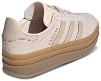 adidas Originals Girls Gazelle Bold - Girls' Grade School Running Shoes Beige/Grey/Brown
