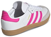 adidas Originals Boys adidas Originals Samba - Boys' Preschool Soccer Shoes Lucid Pink/White Size 12.0