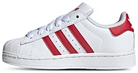 adidas Originals Boys adidas Originals Superstar II - Boys' Preschool Shoes White/Better Scarlet Size 01.0