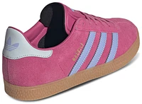 adidas Originals Boys adidas Originals Gazelle - Boys' Grade School Shoes Shock Pink/Blue Spark Size 04.0