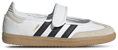 adidas Originals Girls Samba Jane - Girls' Grade School Running Shoes Gum/White/Alumina