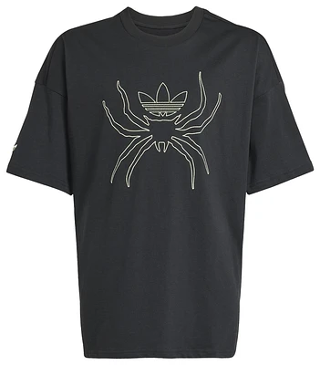 adidas Originals Boys Trefoil Spider Graphic T-Shirt - Boys' Grade School Black