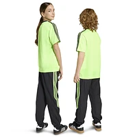 adidas Originals Boys Teamgeist Track Pants - Boys' Grade School Black/Signal Green