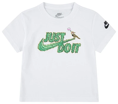 Nike Boys Graphic Icon T-Shirt - Boys' Toddler White/White
