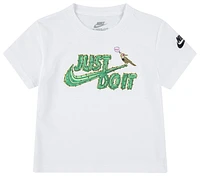 Nike Boys Graphic Icon T-Shirt - Boys' Toddler White/White