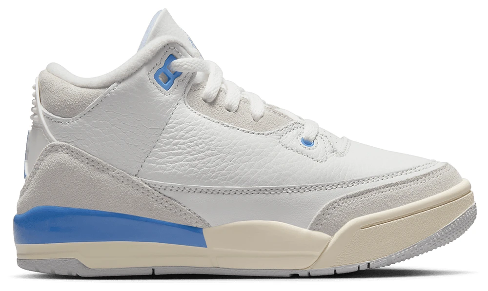 Jordan Boys Retro 3 - Boys' Preschool Shoes Summit White/Hydrogen Blue
