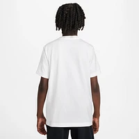 Nike Boys Nike Boxy 2 T-Shirt - Boys' Grade School White/Multi Size L