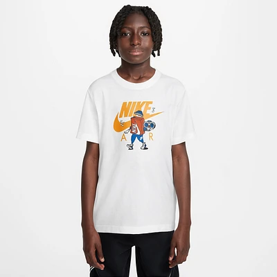 Nike Boys Nike Boxy 2 T-Shirt - Boys' Grade School White/Multi Size L