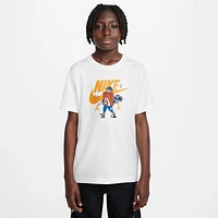 Nike Boys Nike Boxy 2 T-Shirt - Boys' Grade School White/Multi Size L