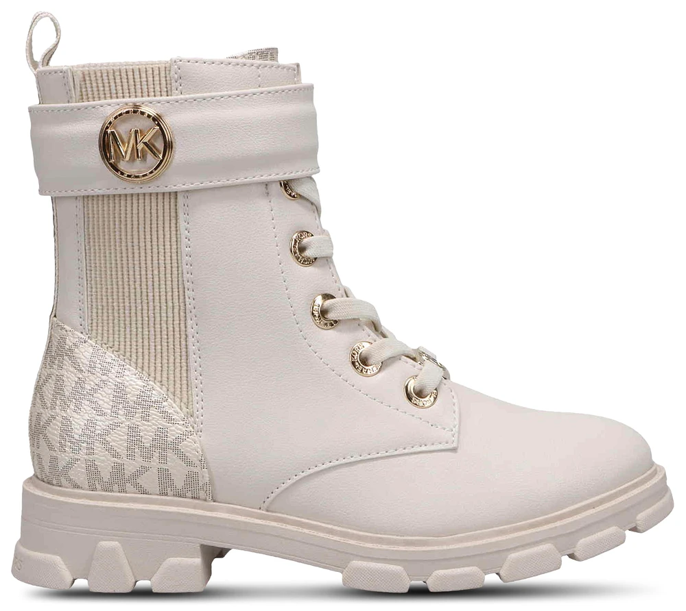 Michael Kors Girls Michael Kors Ridley Stark 2 - Girls' Grade School Shoes Vanilla/Pale Gold Size 04.0