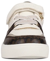 Michael Kors Girls Jem Rumi - Girls' Toddler Shoes White/Brown Monogram