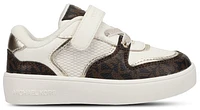Michael Kors Girls Jem Rumi - Girls' Toddler Shoes White/Brown Monogram