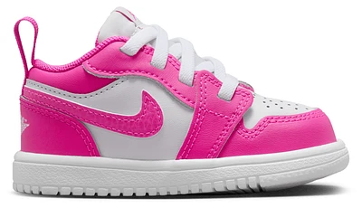 Jordan Girls Jordan Air Jordan 1 Low Alt Fund - Girls' Infant Shoes Pink/White Size 07.0