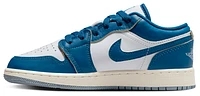 Jordan Boys Jordan AJ 1 Low SE - Boys' Grade School Shoes White/Tan/Blue Size 05.5