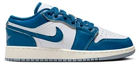 Jordan Boys Jordan AJ 1 Low SE - Boys' Grade School Shoes White/Tan/Blue Size 05.5