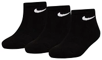 Nike Boys Nike Quarter Socks 6 Pack GSB - Boys' Grade School Black/White Size XS