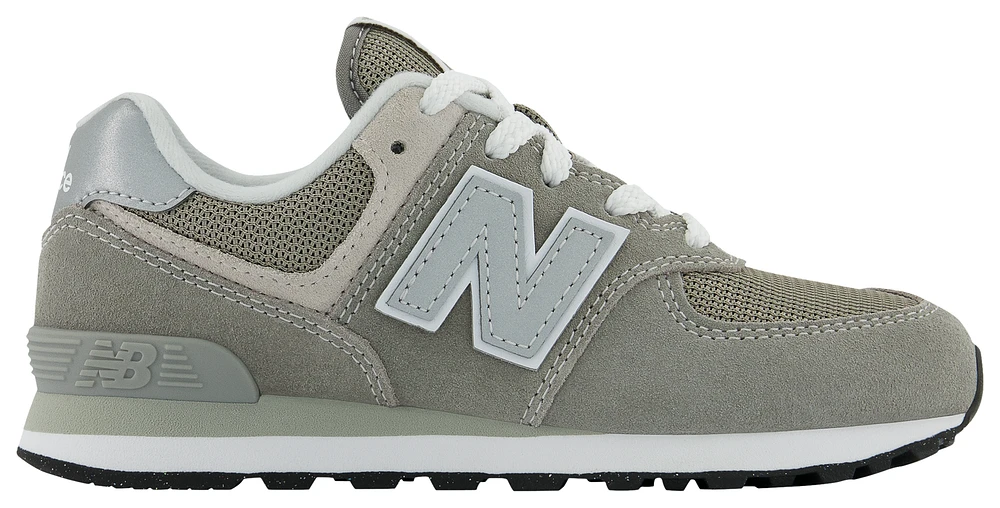 New Balance Boys 574 Core - Boys' Preschool Running Shoes White/Grey