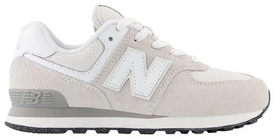New Balance Boys 574 - Boys' Preschool Shoes White/Grey