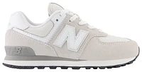 New Balance Boys 574 - Boys' Preschool Shoes White/Grey